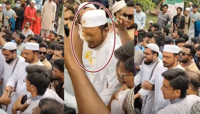 ঝিনাইদহে জুমার নামাজের পর এনসিপির নাসীরুদ্দীন পাটওয়ারীর ওপর হামলা, আহত তিনজন